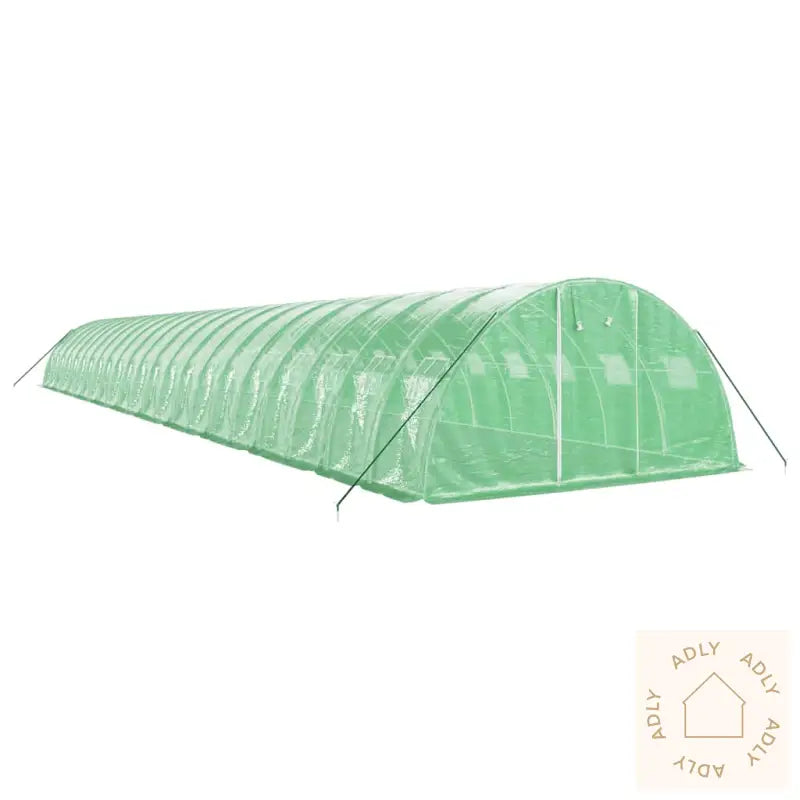Drivhus Med Stålramme Grønn 88 M² 22X4X2 M