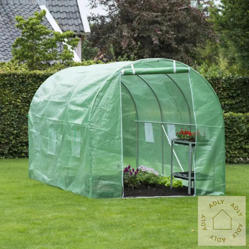 Nature Drivhus 3,5X2X2 M Grønn