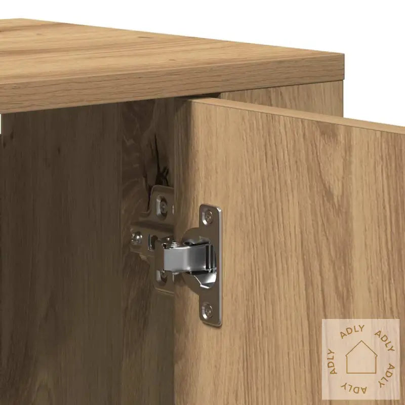 Høyskap I Artisan Eik 80X33X150 Cm Konstruert Tre