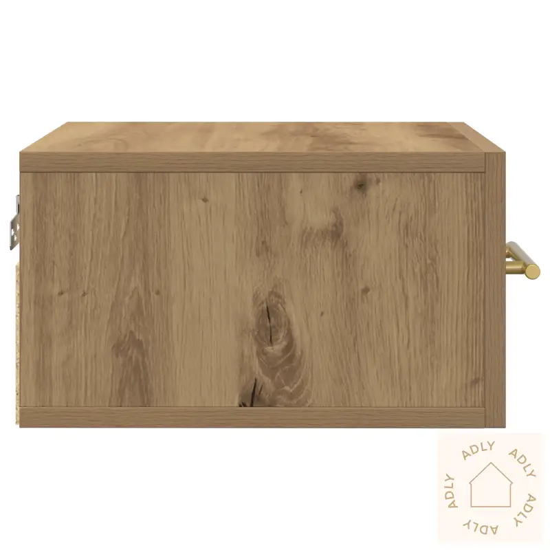 Nattbord 2 Stk Veggmontert Artisan Eik 35X35X20 Cm