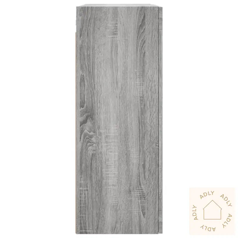 Veggskap 2 Stk Grå Sonoma Konstruert Tre