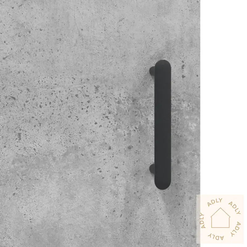 Veggskap 2 Stk Betonggrå Konstruert Tre