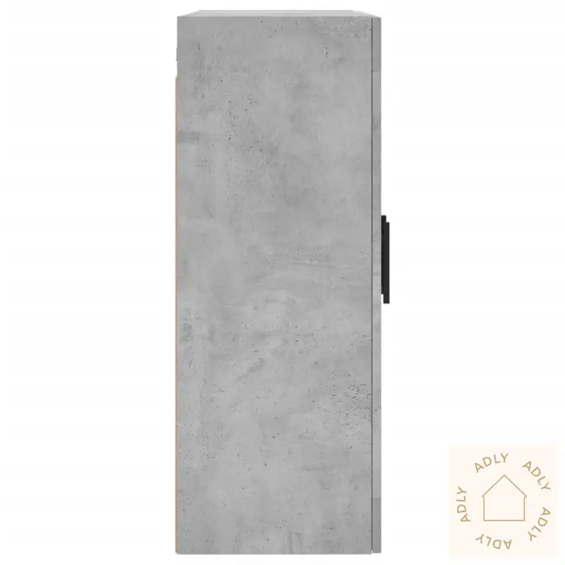 Veggskap 2 Stk Betonggrå Konstruert Tre