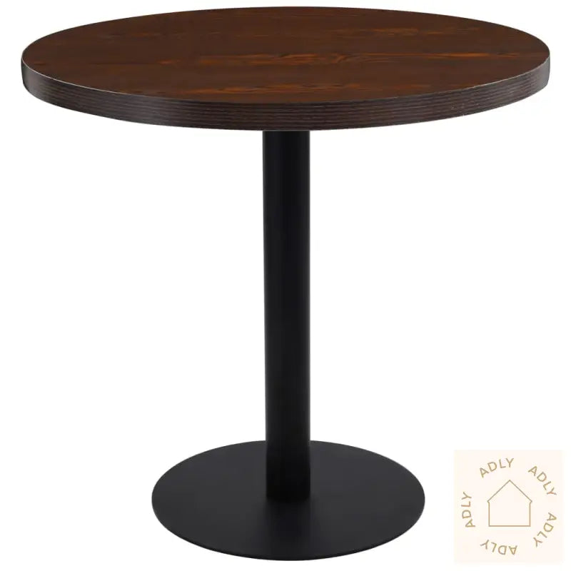 Bistrobord Mørkebrun 80 Cm Mdf