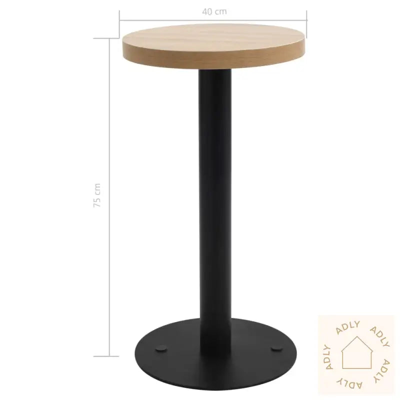 Bistrobord Lysebrun 40 Cm Mdf