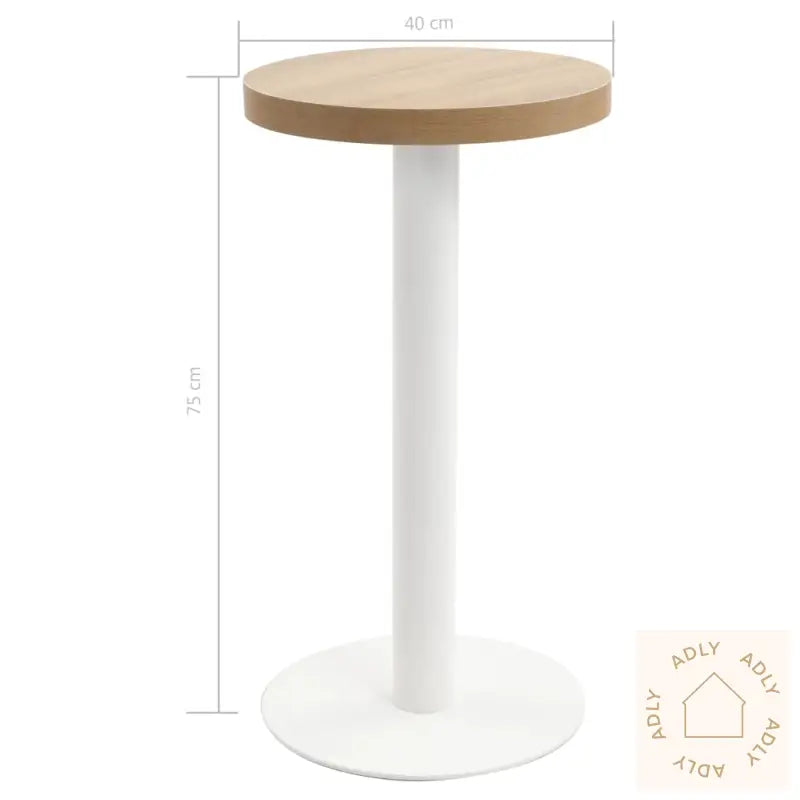 Bistrobord Lysebrun 40 Cm Mdf