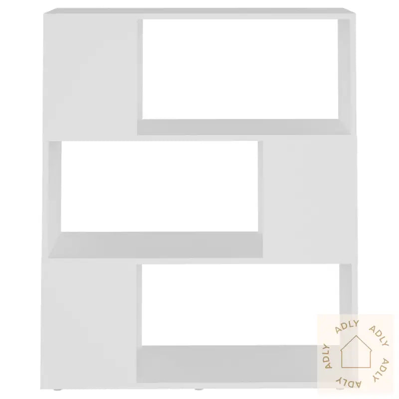 Bokhylle/Romdeler Hvit 80X24X94 Cm Konstruert Tre