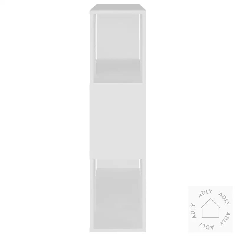 Bokhylle/Romdeler Hvit 80X24X94 Cm Konstruert Tre