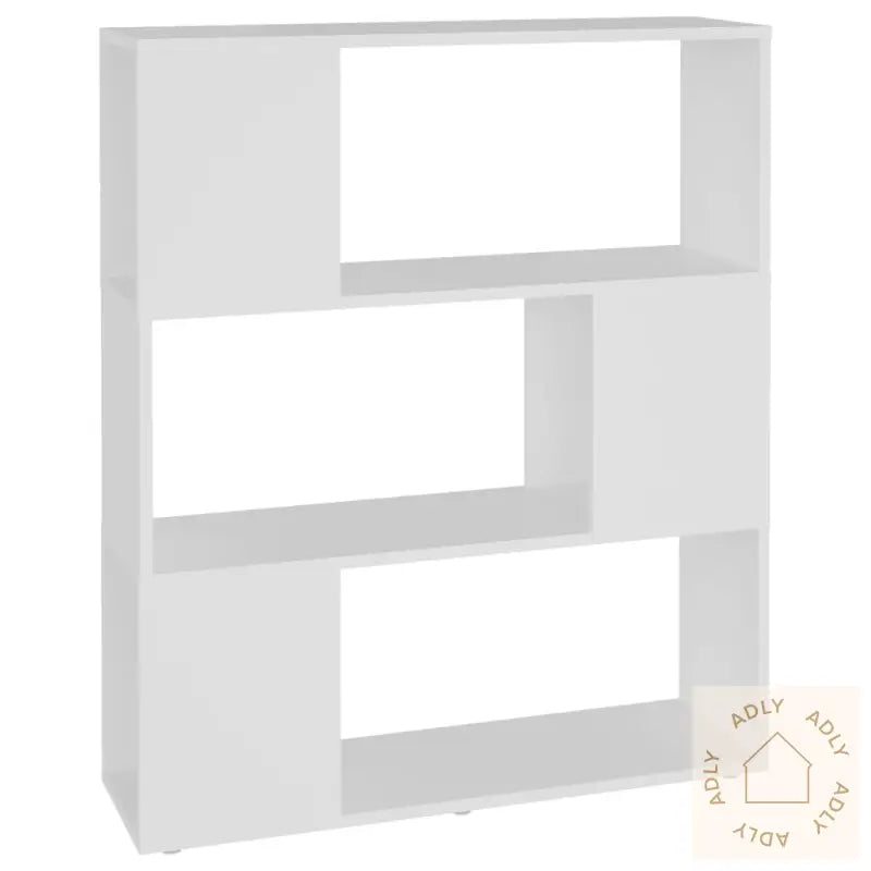 Bokhylle/Romdeler Hvit 80X24X94 Cm Konstruert Tre