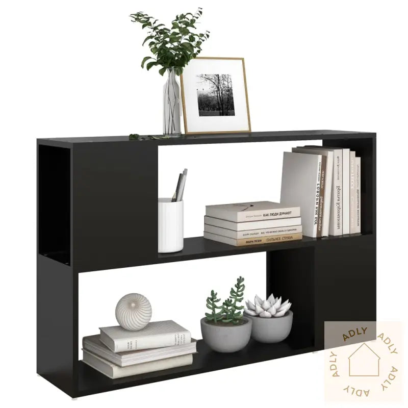 Bokhylle Svart 100X24X63 Cm Konstruert Tre