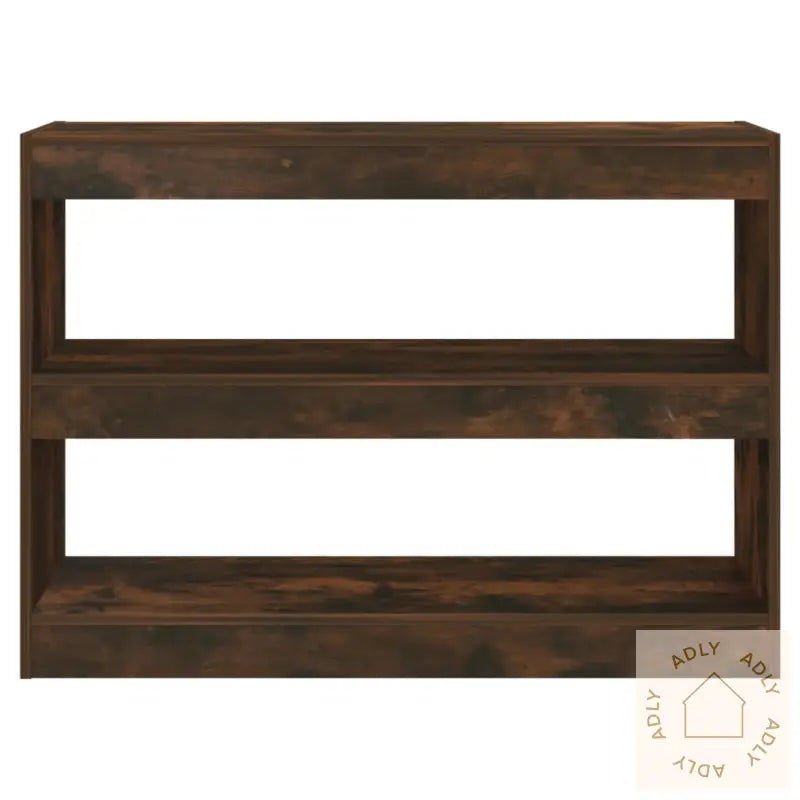 Bokhylle/Romdeler Røkt Eik 100X30X72 Cm