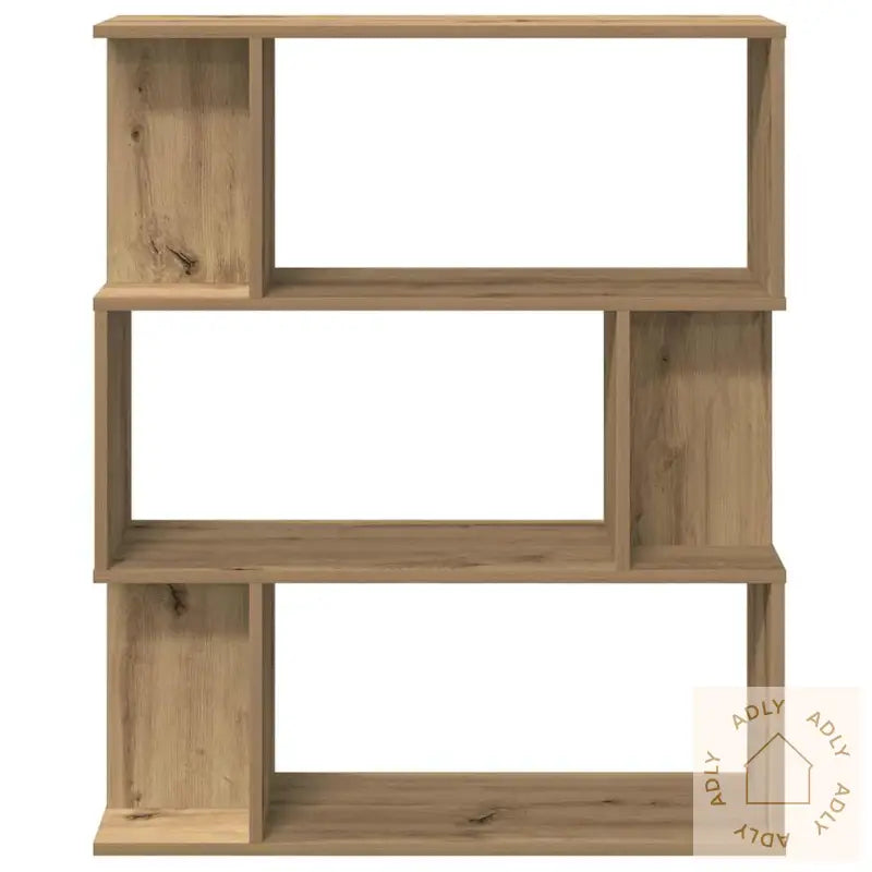 Bokhylle Artisan Eik 80X24X96 Cm Konstruert Tre