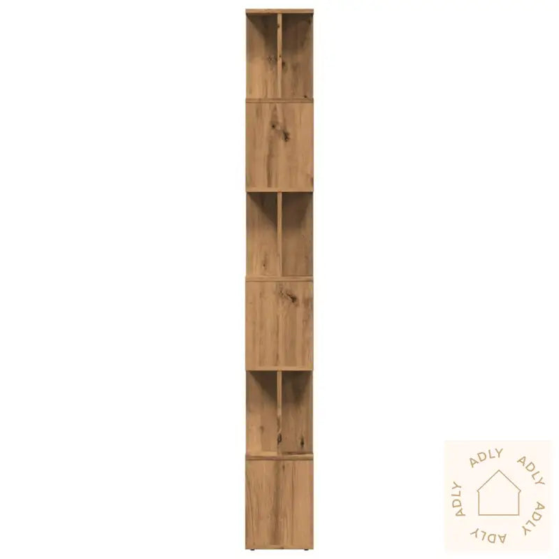 Bokhylle Artisan Eik 80X24X192 Cm Konstruert Tre
