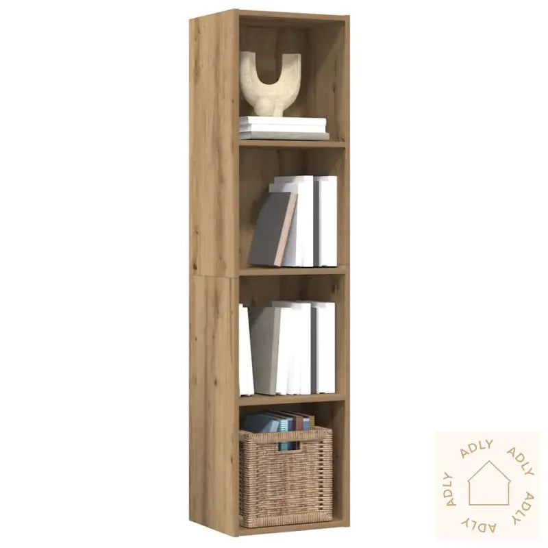 Bokhylle/Tv-Benk Artisan Eik 36X30X143Cm Konstruert Tre