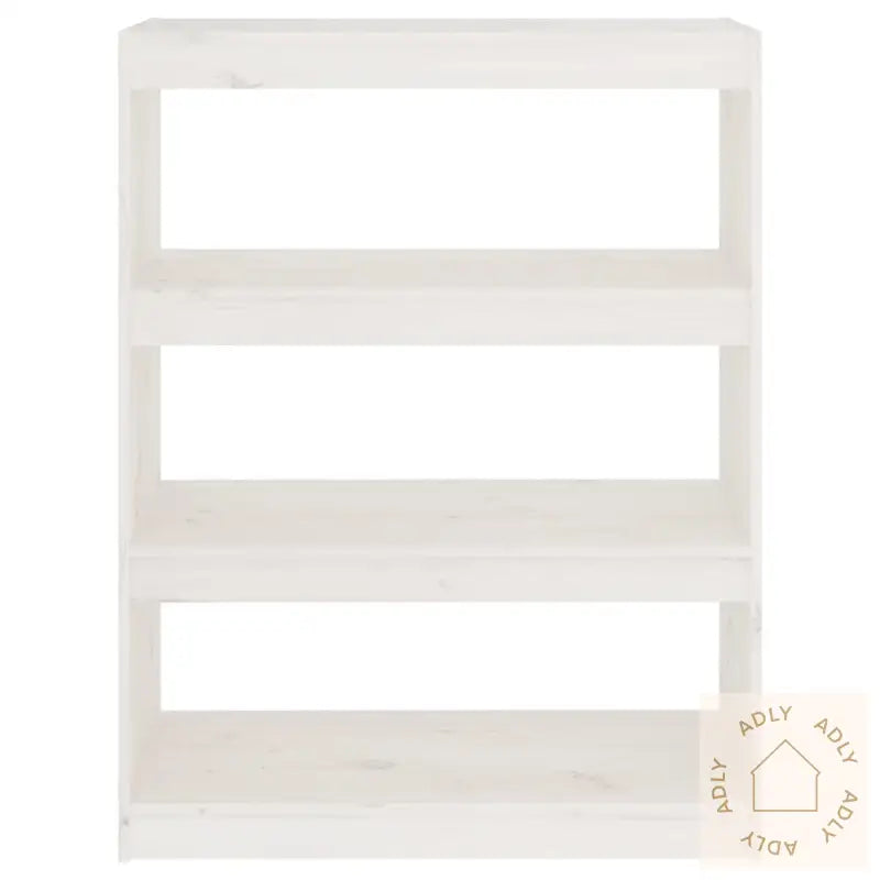 Bokhylle/Romdeler Hvit 80X30X103,5 Cm Heltre Furu