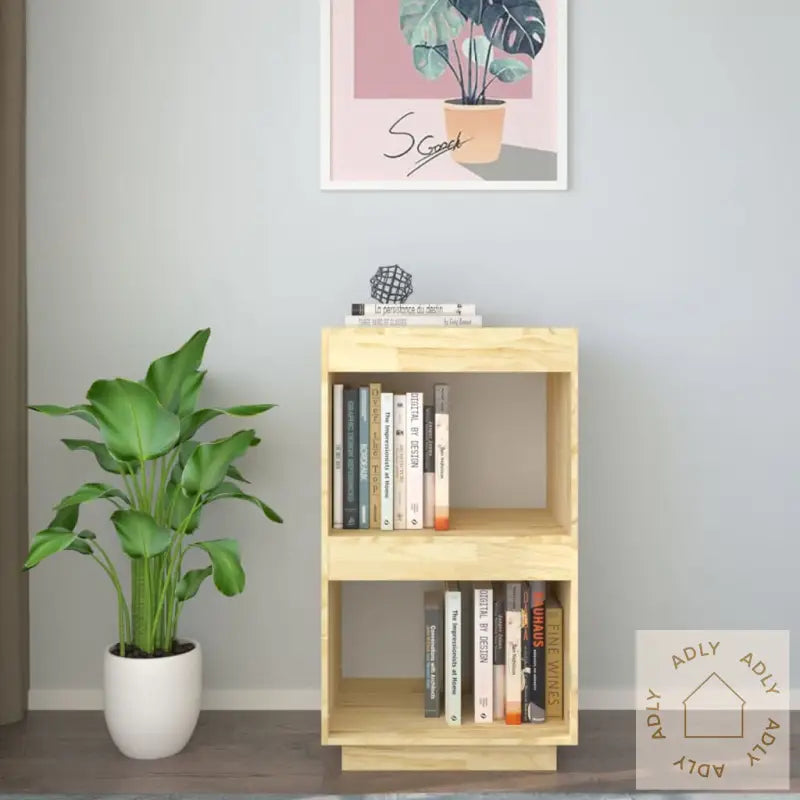 Bokhylle 40X35X71 Cm Heltre Furu