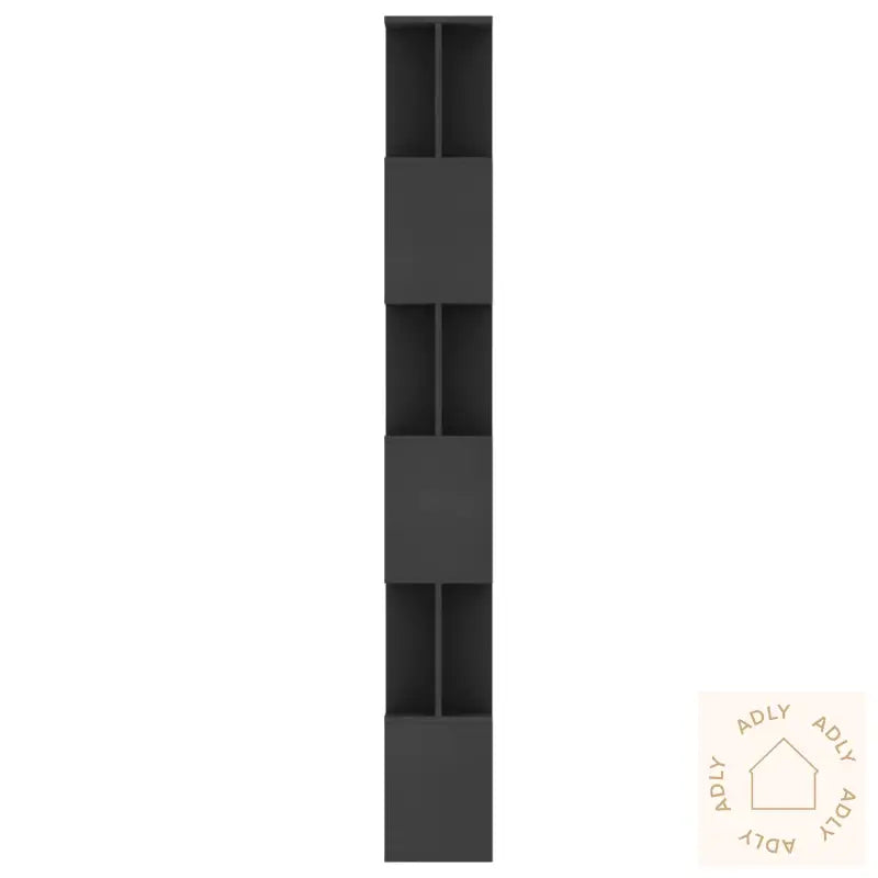 Bokhylle/Romdeler Svart 80X24X192 Cm Konstruert Tre