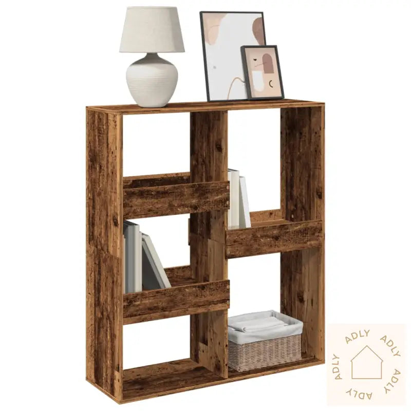 Romdeler Gammelt Tre 100X33X115 Cm Konstruert Tre