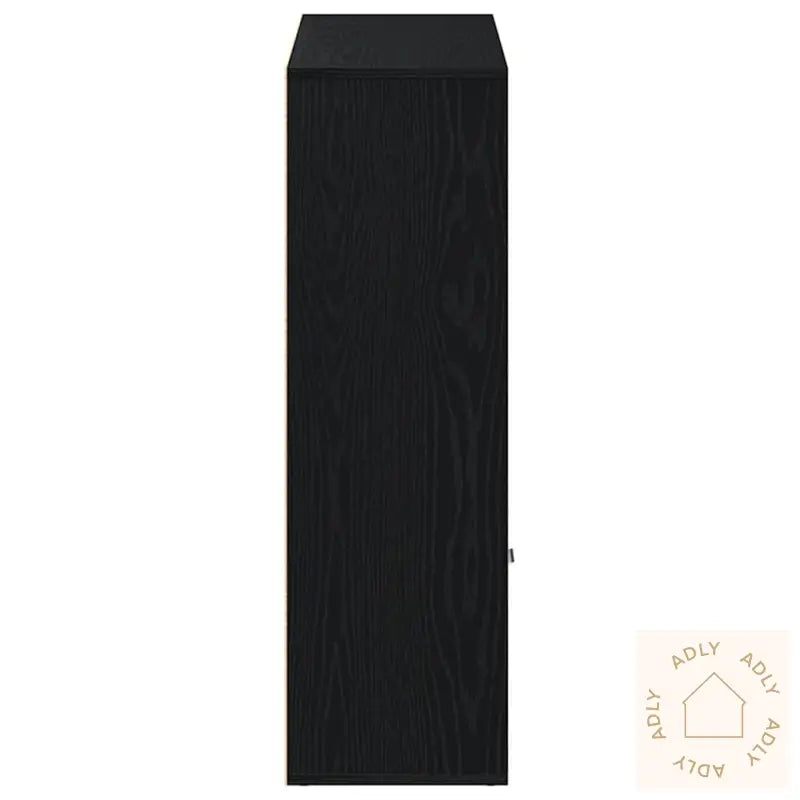Bokhylle Svart Eik 98X29X97,5 Cm Konstruert Tre
