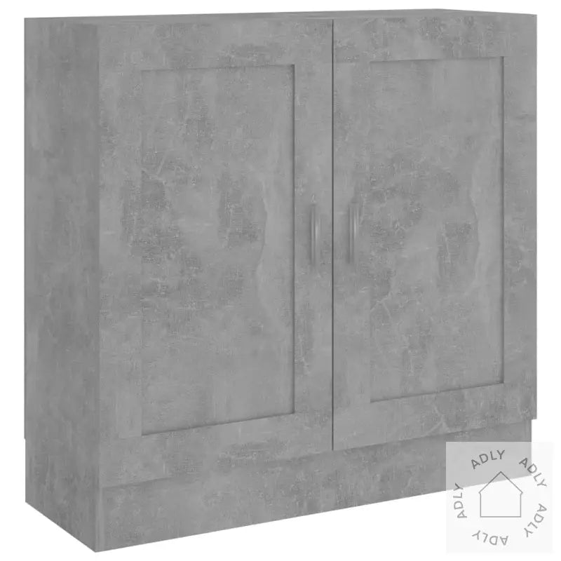 Bokhylle Betonggrå 82,5X30,5X80 Cm Konstruert Tre
