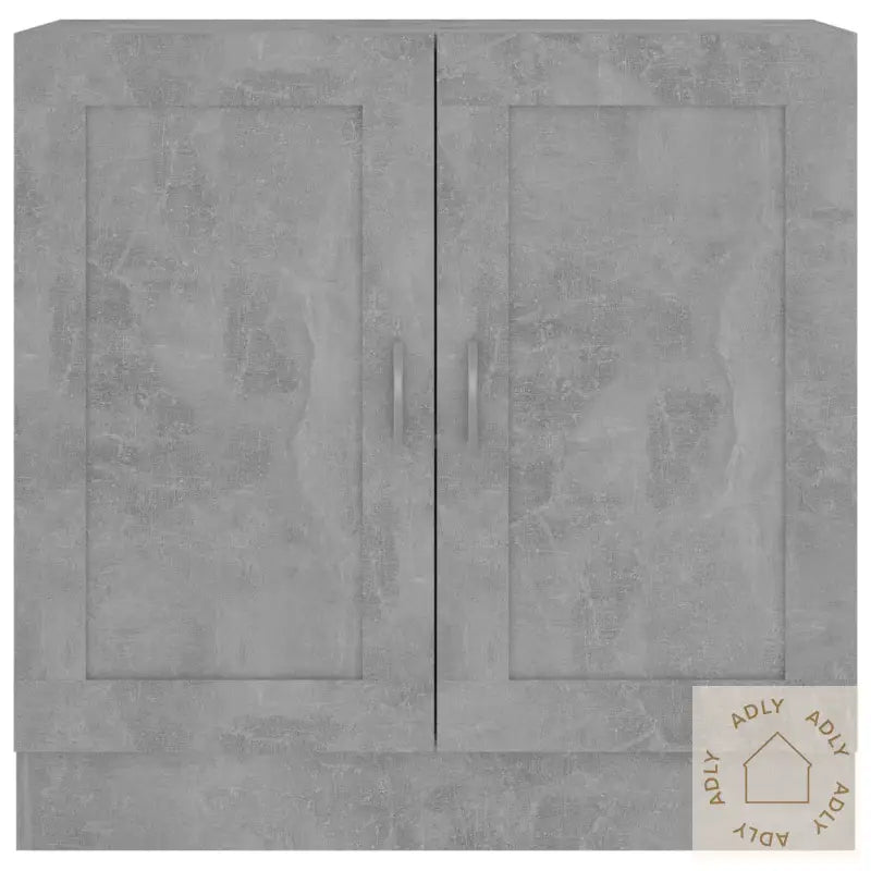 Bokhylle Betonggrå 82,5X30,5X80 Cm Konstruert Tre