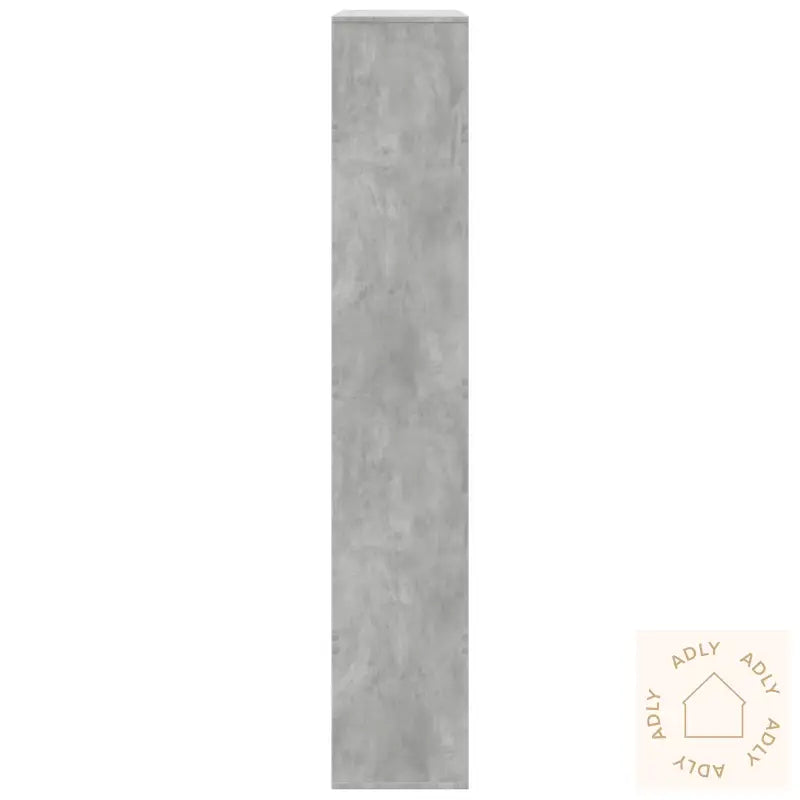Bokhylle Betonggrå 100X33X187,5 Cm Konstruert Tre