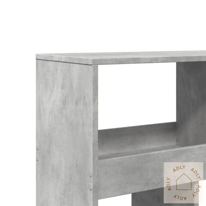 Bokhylle Betonggrå 100X33X187,5 Cm Konstruert Tre