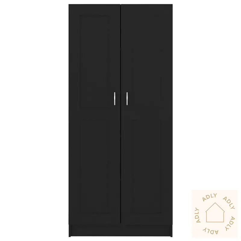 Bokhylle Svart 82,5X30,5X185,5 Cm Konstruert Tre