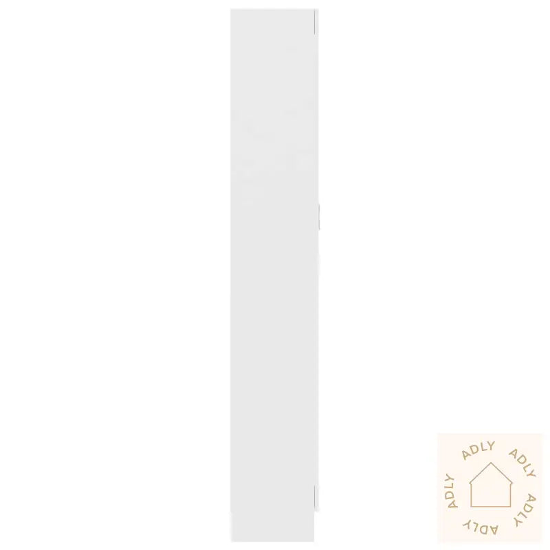 Bokhylle Hvit 82,5X30,5X185,5 Cm Konstruert Tre