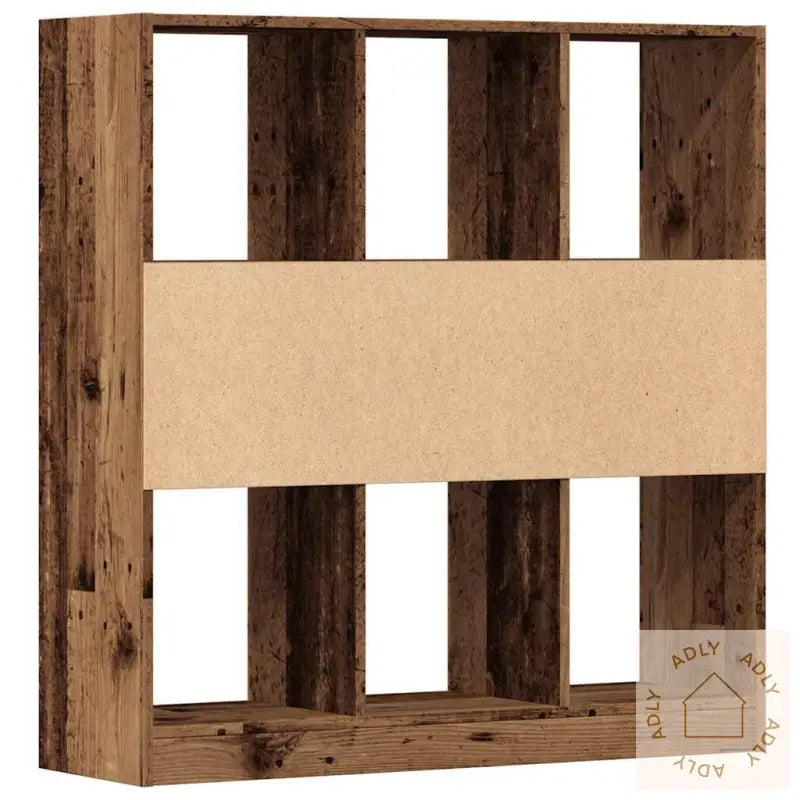 Bokhylle Gammelt Tre 97,5X29,5X100 Cm Konstruert Tre