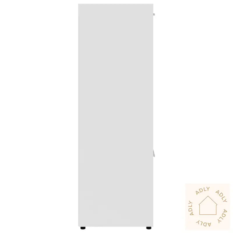 Bokhylle Hvit 90X30X90 Cm Konstruert Tre