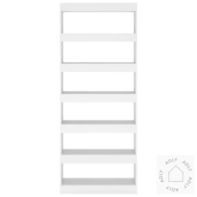 Bokhylle/Romdeler Hvit 80X30X198 Cm Konstruert Tre