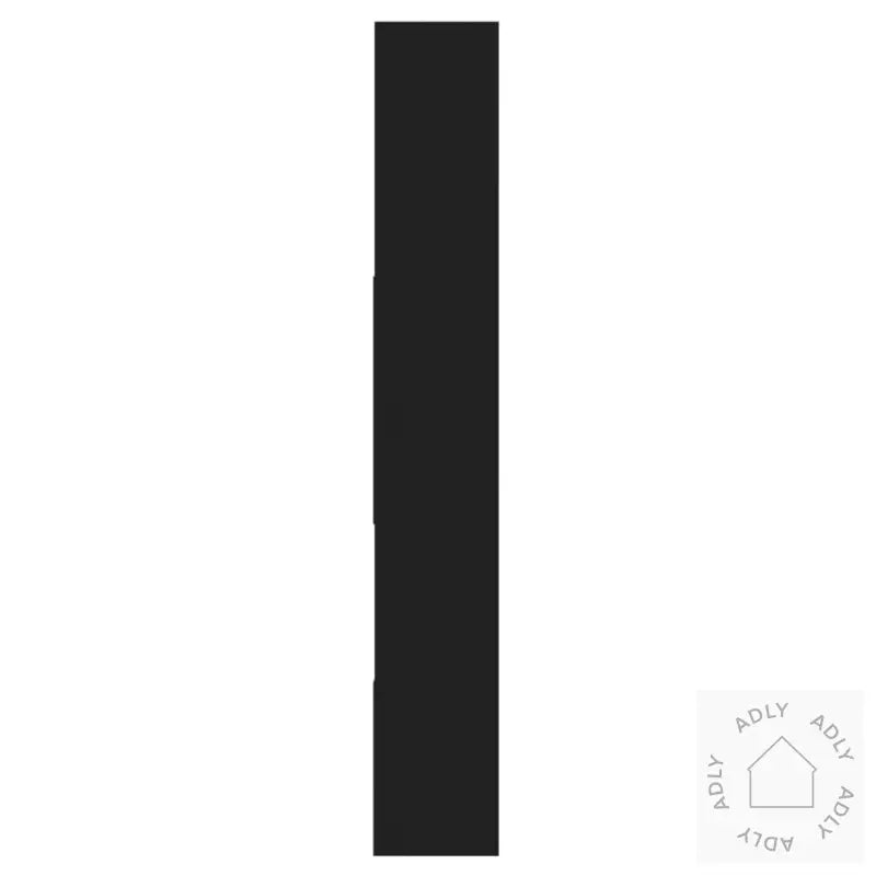Bokhylle Svart 67X24X161 Cm Konstruert Tre
