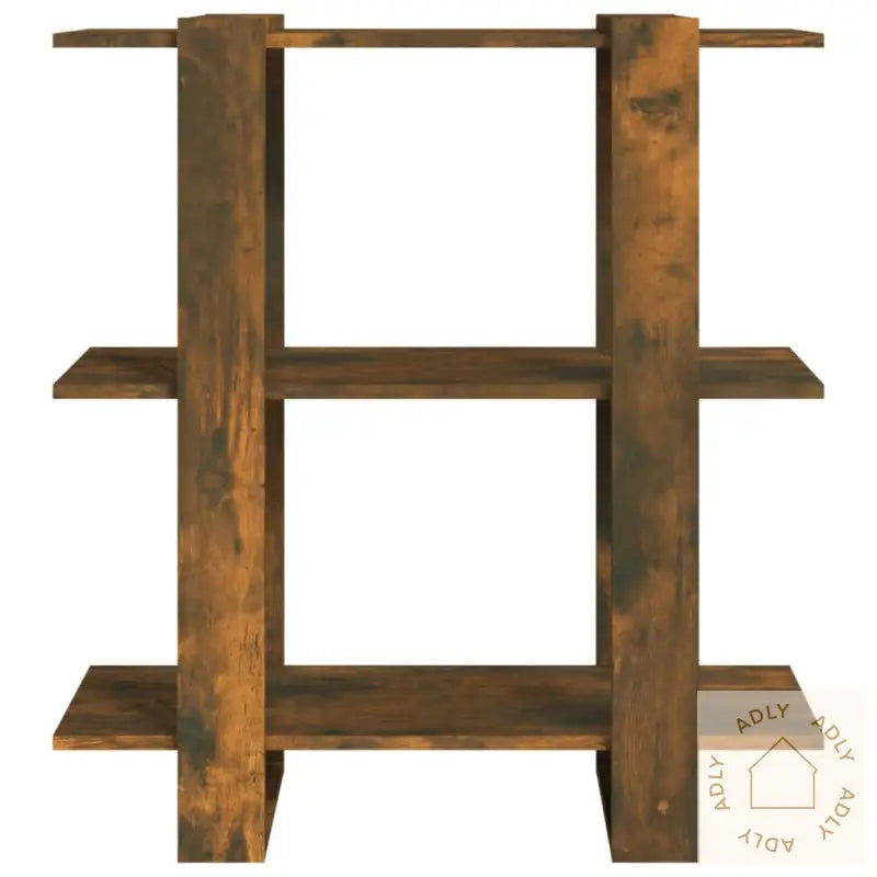 Bokhylle/Romdeler Røkt Eik 80X30X87 Cm