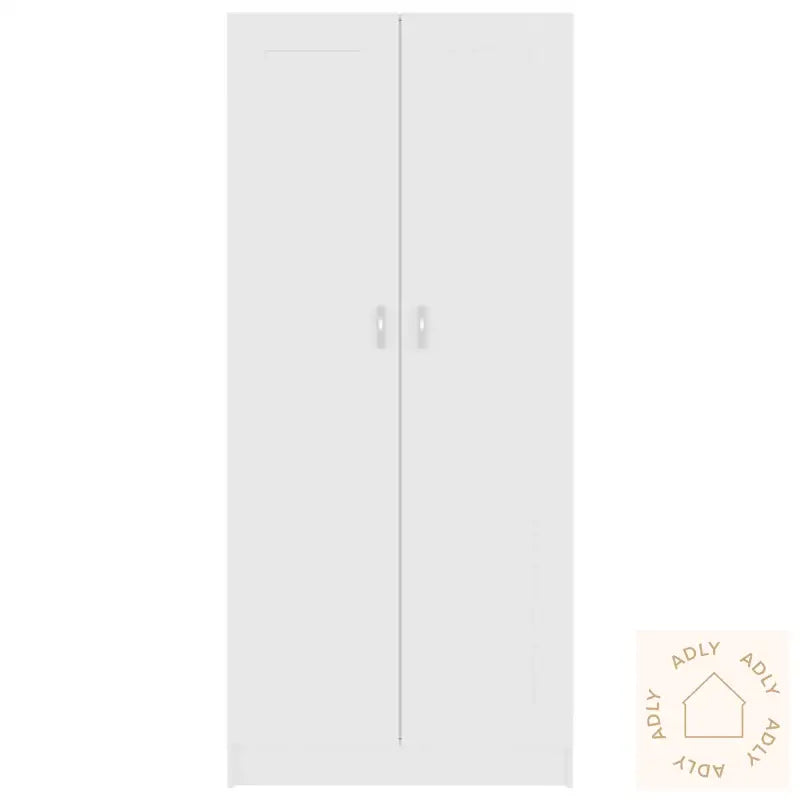 Bokhylle Hvit 82,5X30,5X185,5 Cm Konstruert Tre