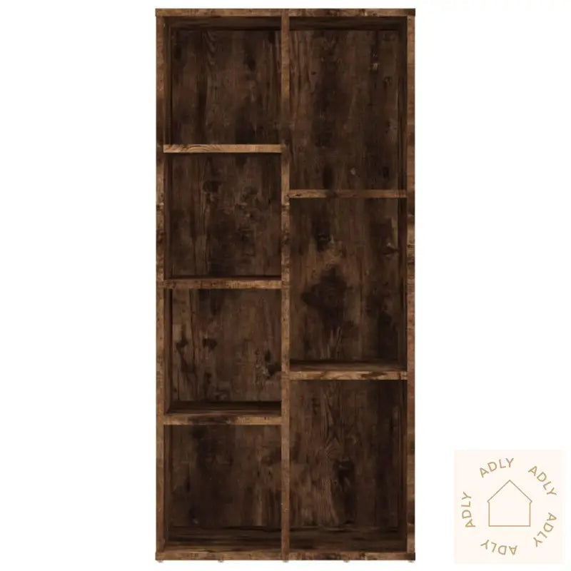 Bokhylle Røkt Eik 50X25X106 Cm