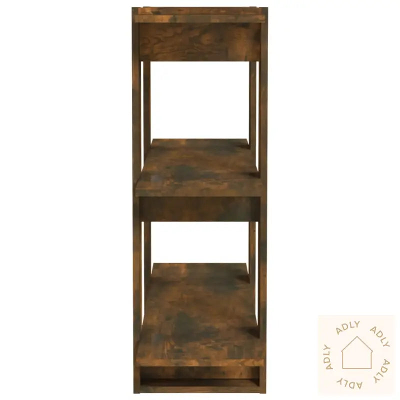 Bokhylle/Romdeler Røkt Eik 80X30X87 Cm