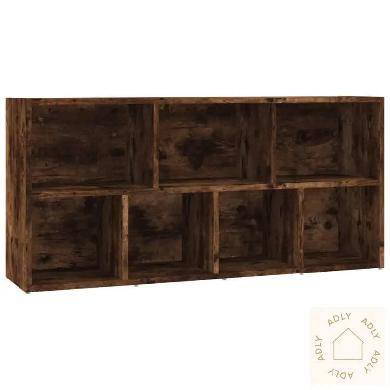 Bokhylle Røkt Eik 50X25X106 Cm