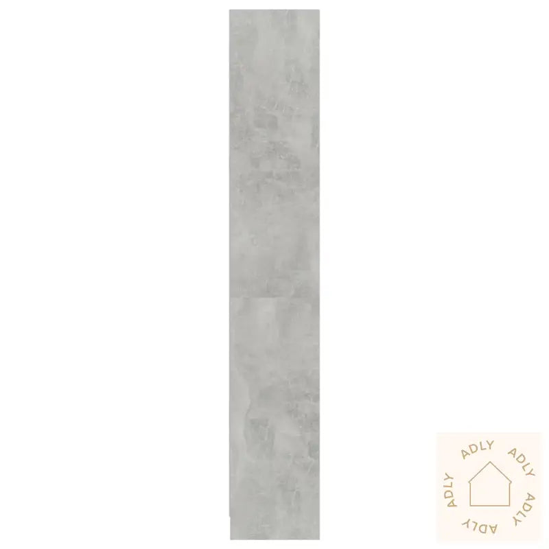 Bokhylle 4 Nivåer Betonggrå 80X24X142 Cm Konstruert Tre
