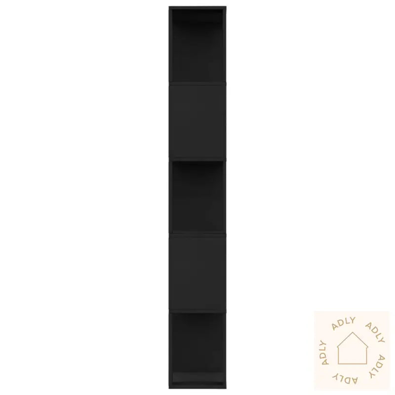 Bokhylle/Romdeler Svart 80X24X159 Cm Konstruert Tre