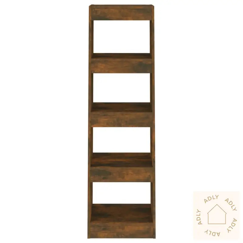 Bokhylle/Romdeler Røkt Eik 40X30X135 Cm