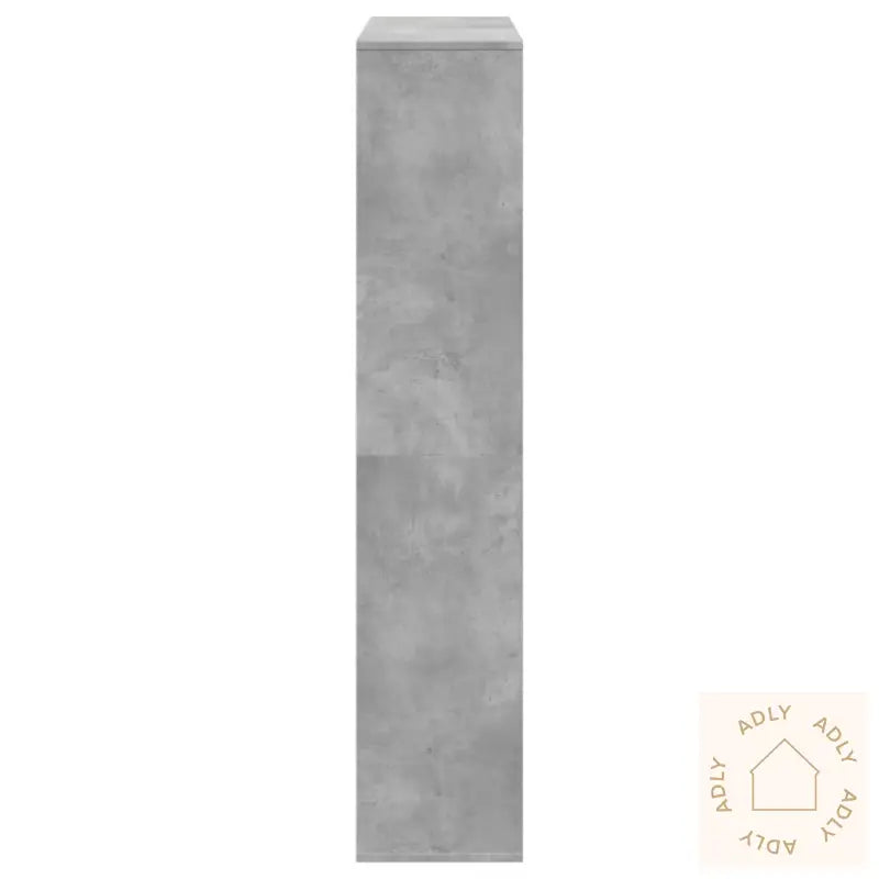 Bokhylle Betonggrå 102X29X143 Cm Konstruert Tre