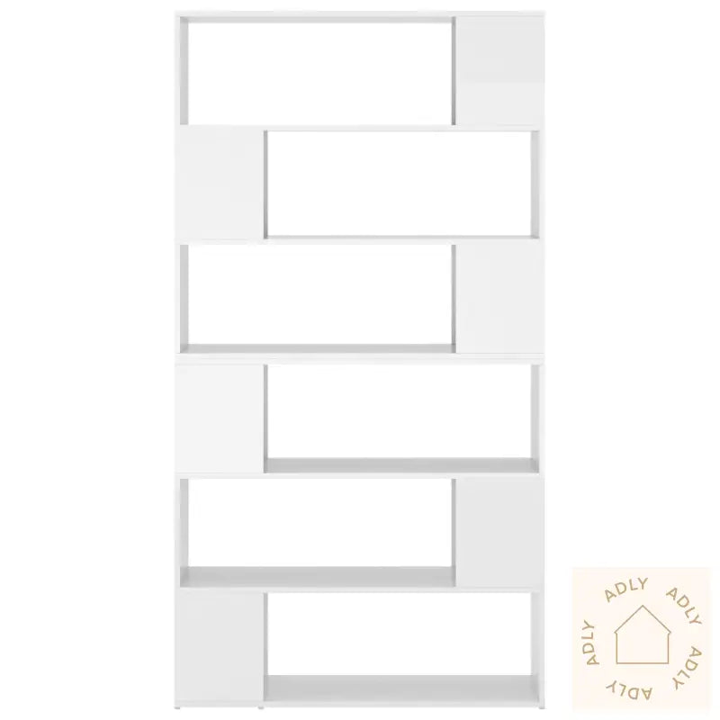 Bokhylle/Romdeler Høyglans Hvit 100X24X188 Cm