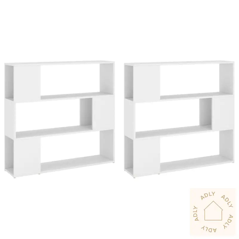 Bokhylle/Romdeler Hvit 100X24X188 Cm