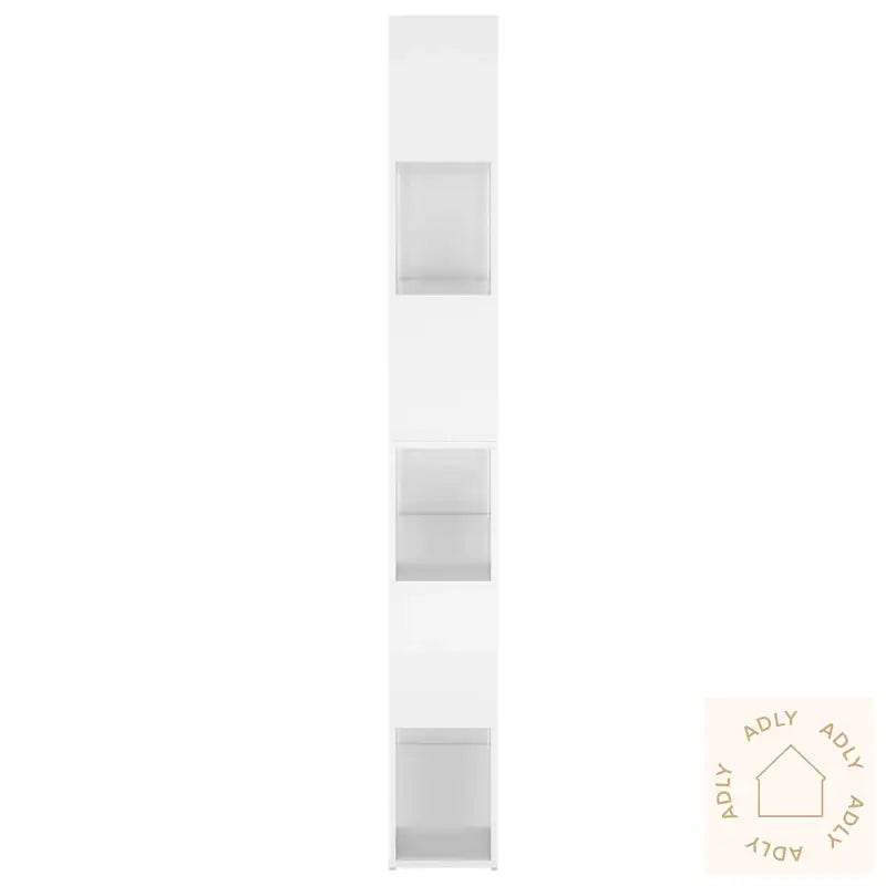 Bokhylle/Romdeler Høyglans Hvit 100X24X188 Cm