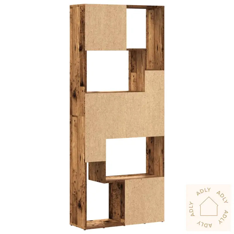 Bokhylle Gammelt Tre 67X24X161 Cm Konstruert Tre