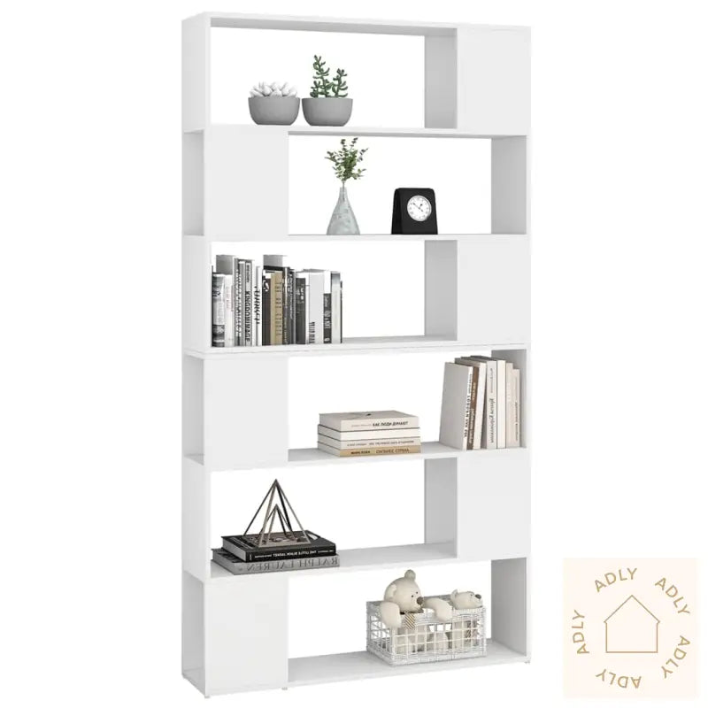 Bokhylle/Romdeler Hvit 100X24X188 Cm