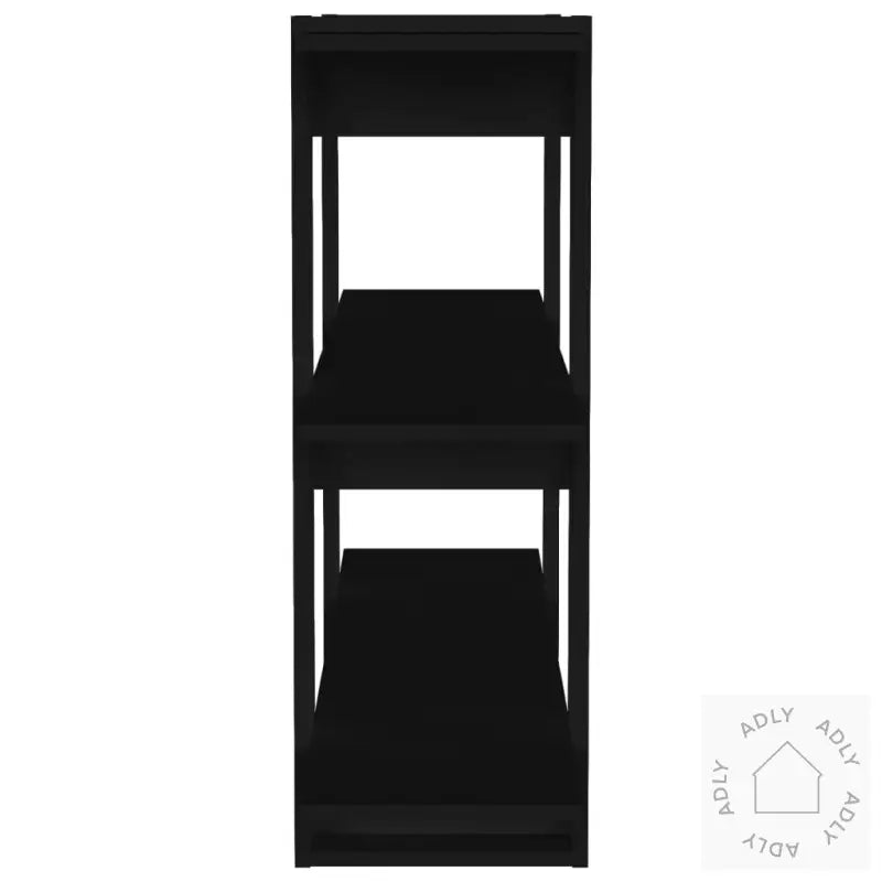 Bokhylle/Romdeler Svart 100X30X87 Cm