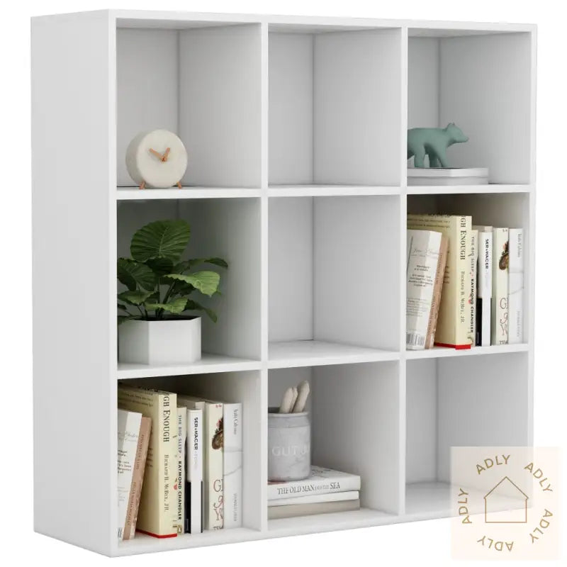 Bokhylle Hvit 98X29X97,5 Cm Konstruert Tre