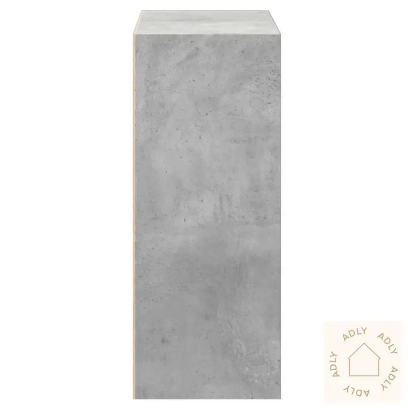 Bokhylle 2 Nivåer Betonggrå 40X30X76,5 Cm Konstruert Tre